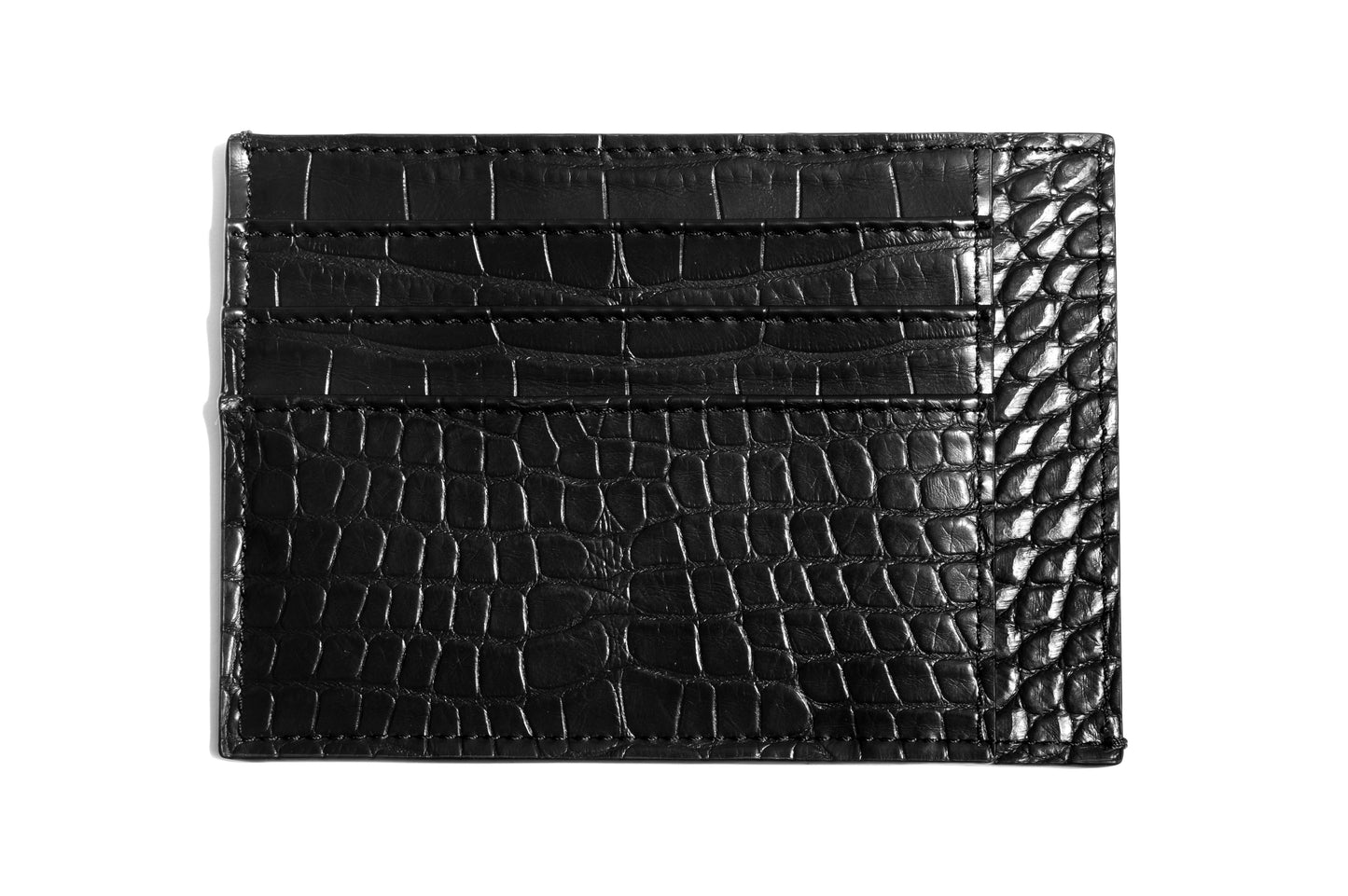 Simple card holder 100% rubber two-tone black/blue