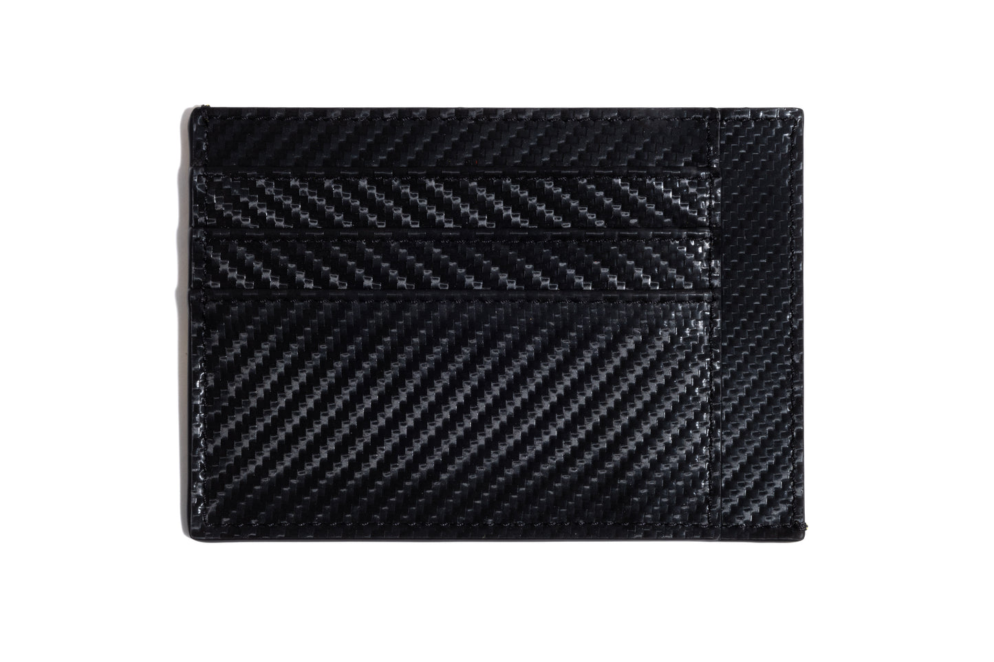 Simple card holder 100% rubber two-tone black/pink