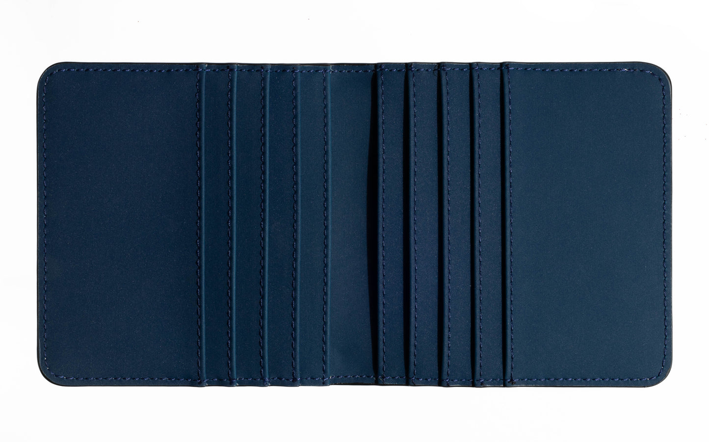 Porte-carte double 100% caoutchouc bicolore rose/bleu
