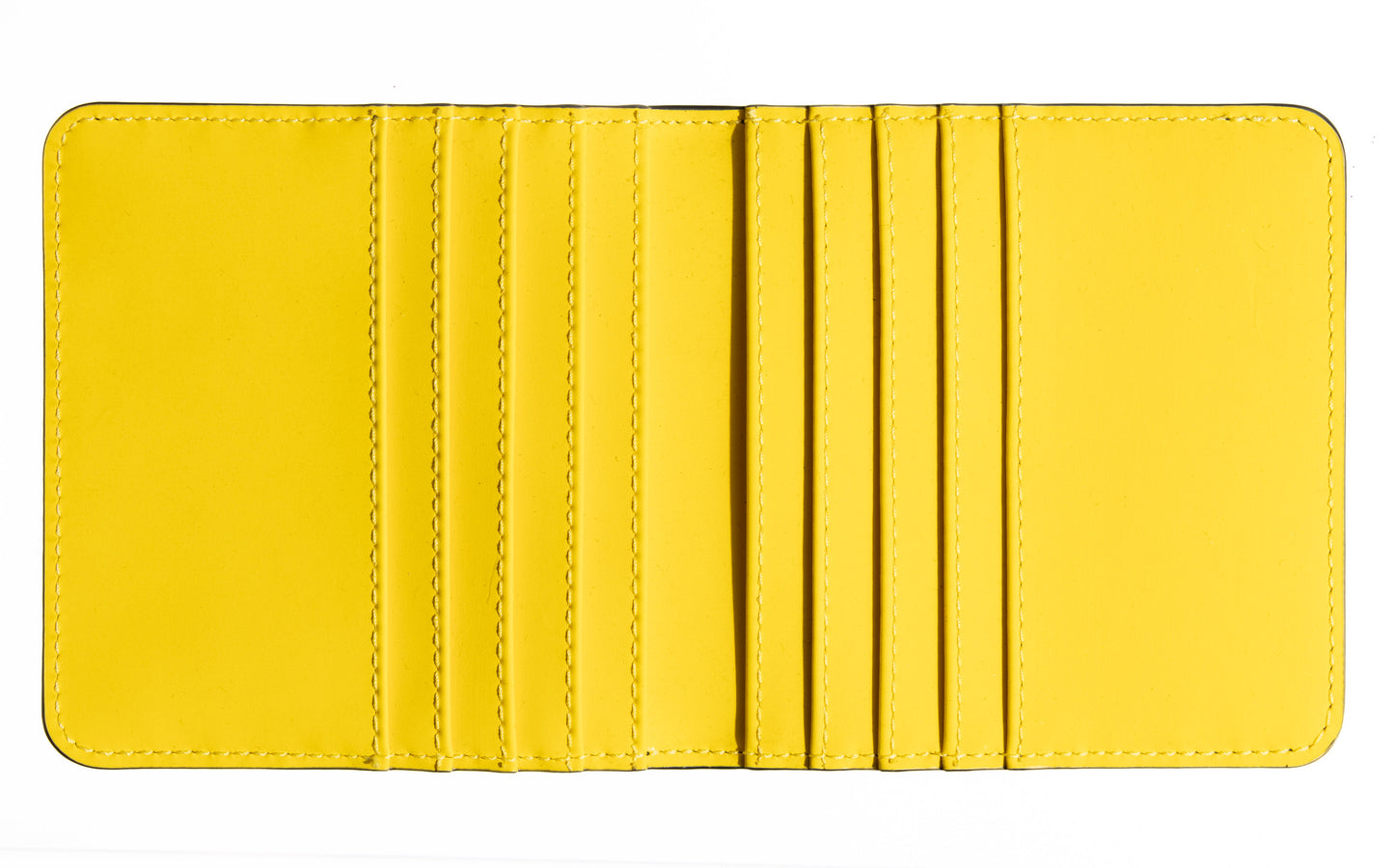 100% rubber two-tone double card holder - black/yellow