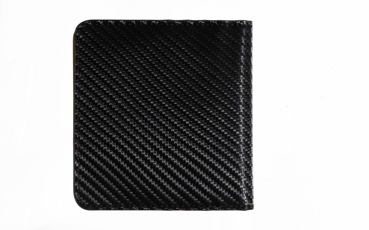 100% rubber two-tone double card holder - black/yellow