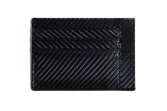 Simple card holder 100% rubber two-tone black/pink