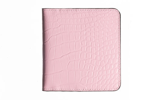 Double card holder 100% rubber two-tone pink/blue