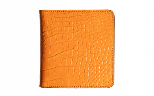 Double card holder 100% rubber two-tone orange/black