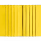 Porte-carte double 100% caoutchouc bicolore - noir/jaune